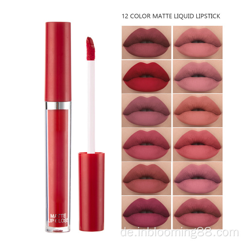 Großhandel Make -up Matte Pink Private Lip Gloss